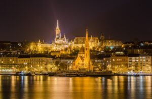 Night view of the Budapest, Hungary.