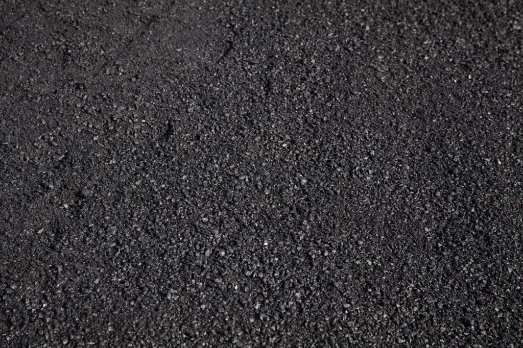 Repair of roads on the street, asphalt close-up