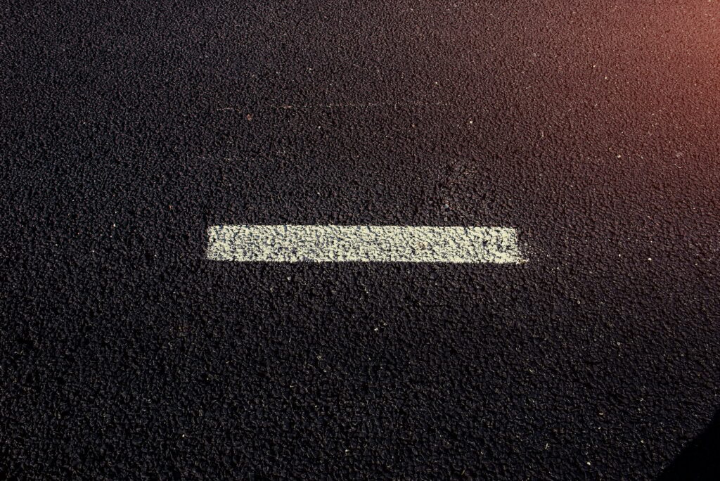 Asphalt Texture. New with white dashed line